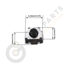 Internal L/R Shoulder Trigger Micro Switch Button for Nintendo Switch Joy-Con Repair