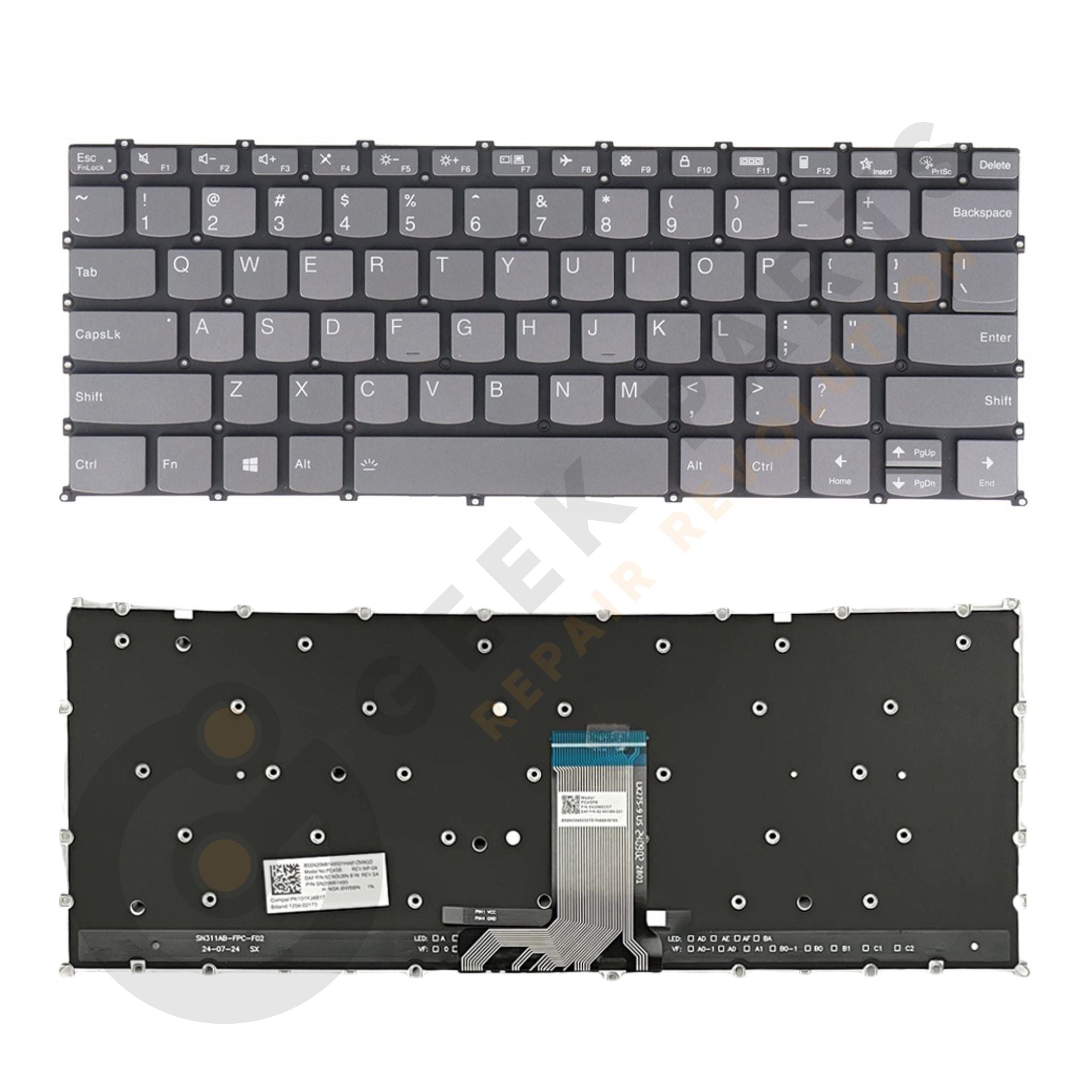 Lenovo Yoga 7 2-in-1 14AHP9 14IML9 14ARP8 14IRL8 Keyboard with Backlit US