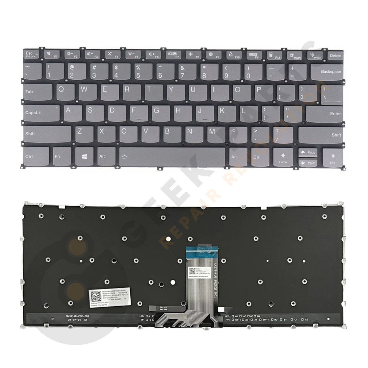 Lenovo Yoga 7 2-in-1 14AHP9 14IML9 14ARP8 14IRL8 Keyboard with Backlit US